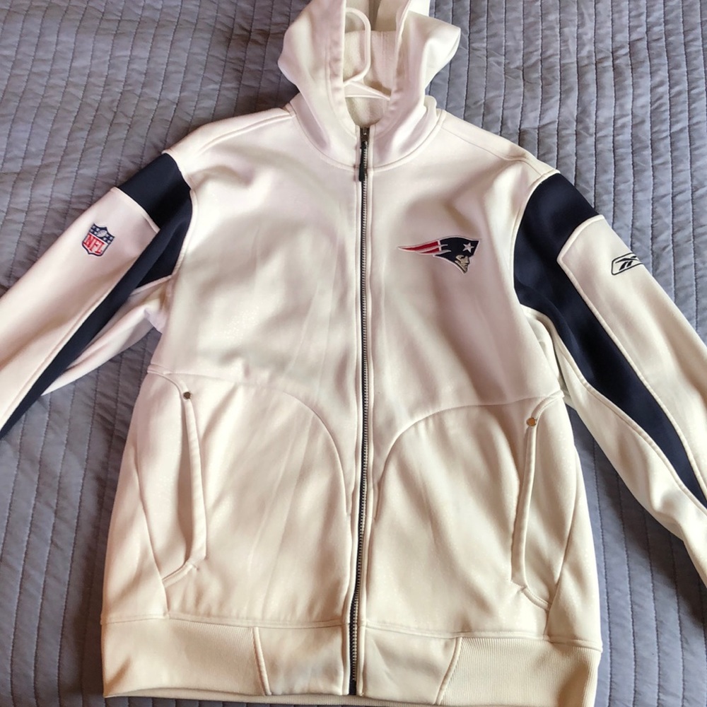 New England Patriots Reebok Zip Up Hoodie